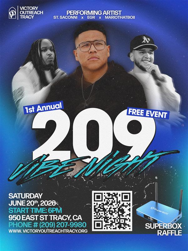 EGR Concert Victory Outreach Tracy flyer